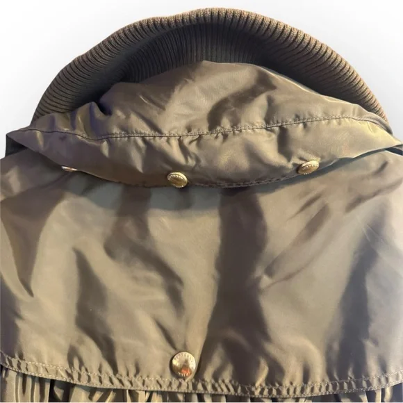 Burberry Brit Winter Balesdean Military Green Down Coat Red 3in1 - Picture 11 of 16